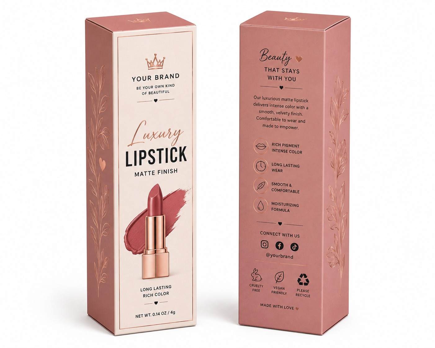 Custom Lipstick Boxes